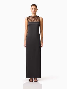 brown long dress near me Women's Just a Hint of Glam Textured Semi-Sheer Sleeve Maxi | Size: S Pattern: Solid Size:38 EU casual dresses Sexy dresses Royal Blue Mermaid Evening